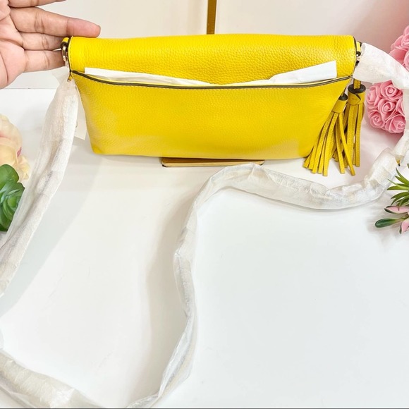 NEW Tory Burch Thea Foldover Crossbody Bag in Daylily - Picture 6 of 13